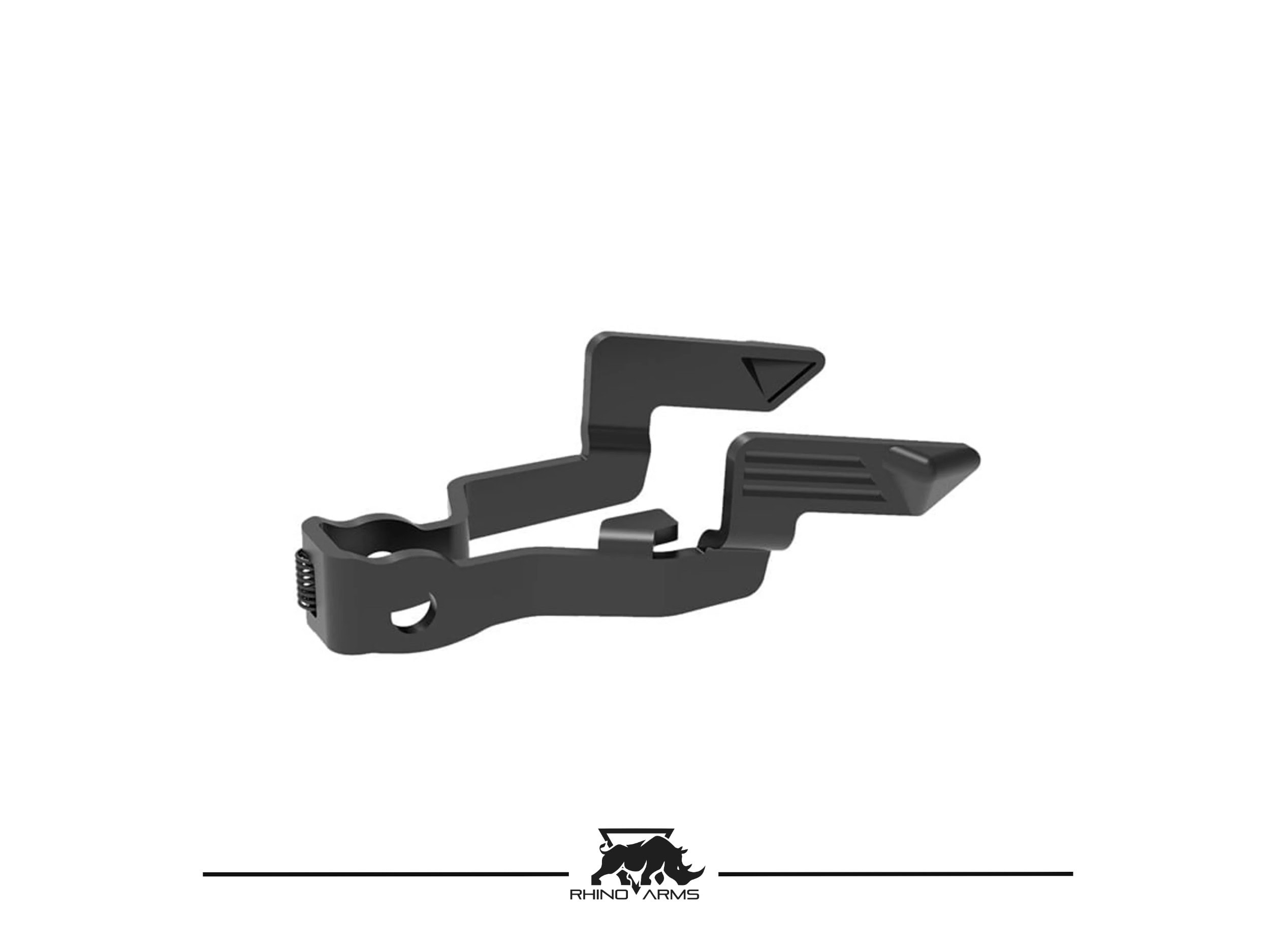 Primatia Raised and Extended Slide Release for Glock Gen 5 in black.