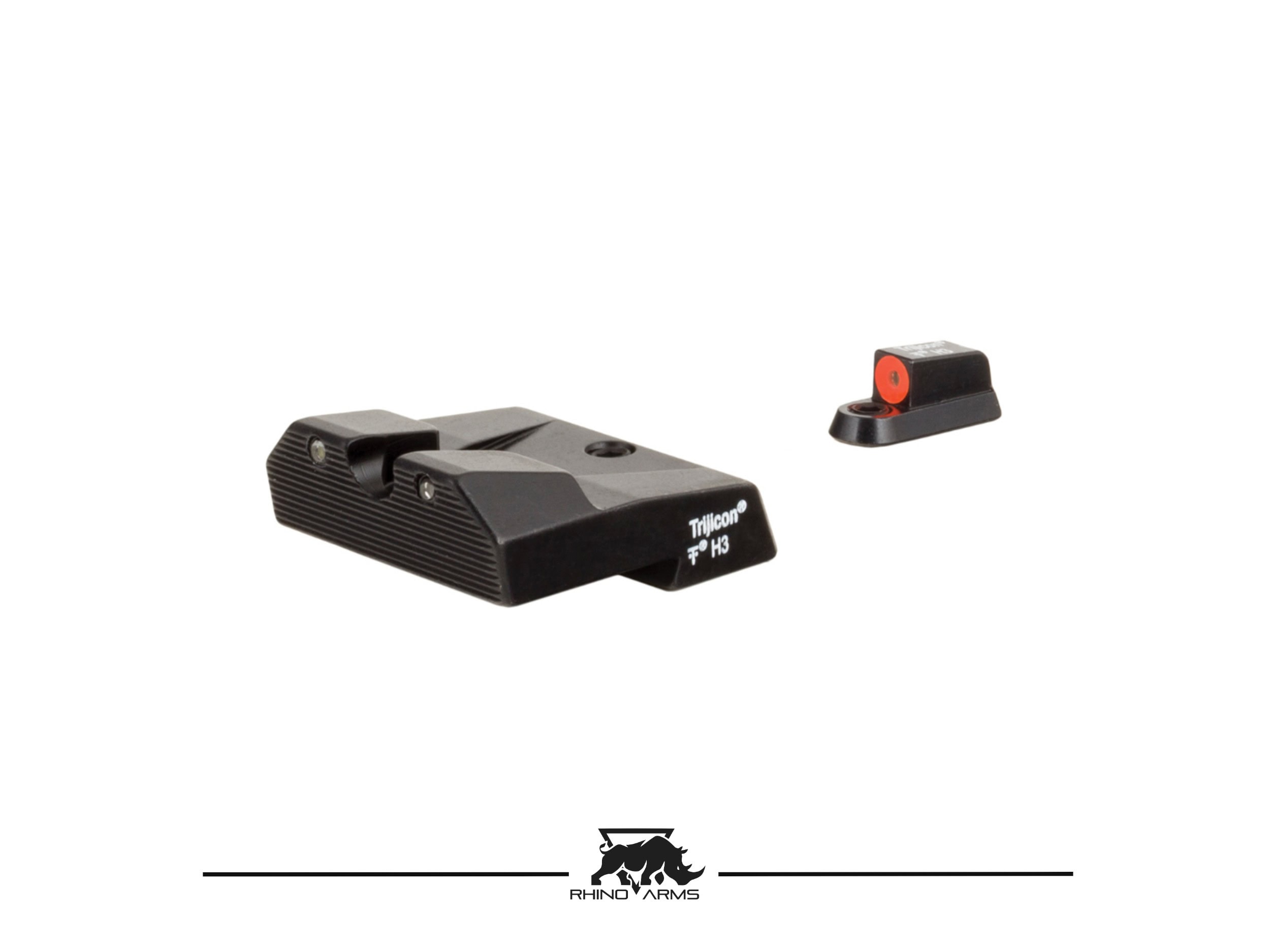Trijicon HD Night Sights for CZ P-10 with red front sight.