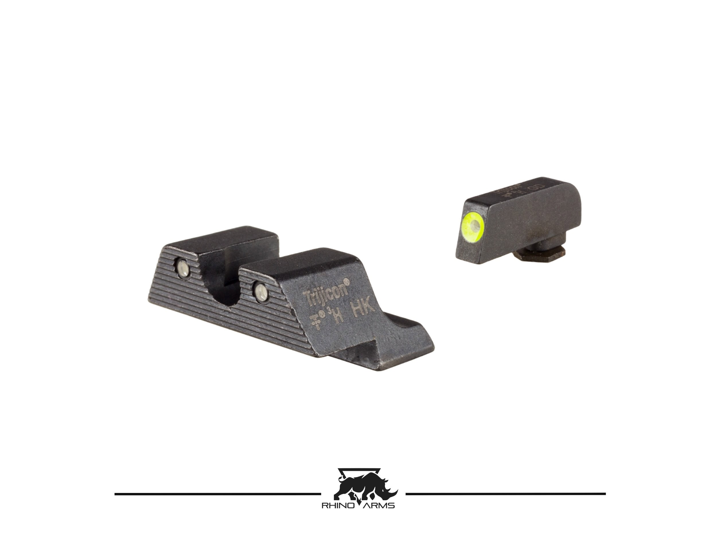 Trijicon HD XR Night Sights for Glock with green front sight.