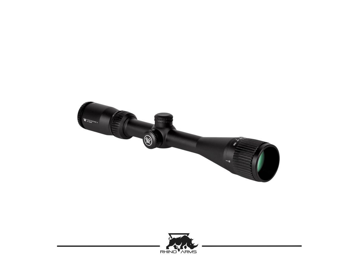 Rhino Arms Vortex Crossfire II rifle scope for precision shooting.